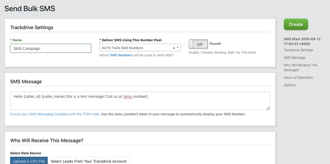 Send and receive SMS using your Plivo, Twilio, and Telnyx numbers.